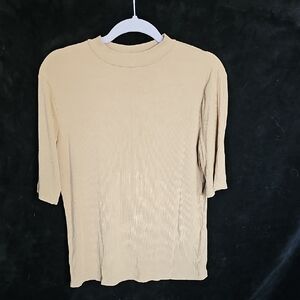 Beige Women's Top